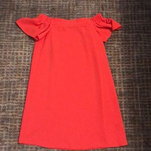 Topshop off the shoulder dress